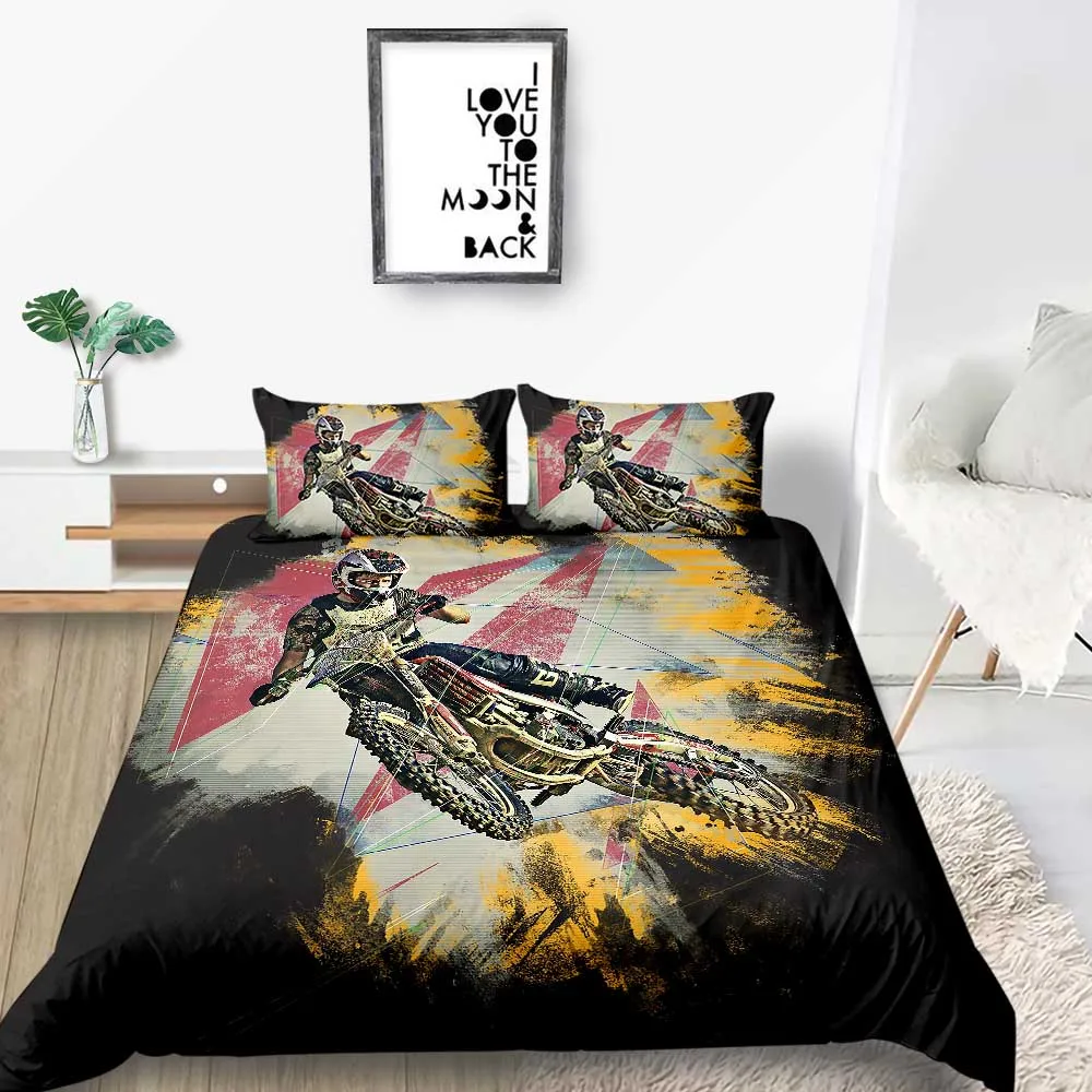 Motorcycle Show Bedding Set Fashionable Cool 3D Duvet Cover Artistic King Queen Twin Full Single Double Comfortable Bed Set
Motorcycle Show Bedding Set Fashionable Cool 3D Duvet Cover Artistic King Queen Twin Full Single Double Comfortable Bed Set