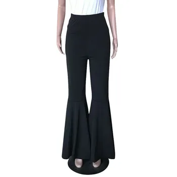 Fashion Womens High Elastic Waist Bell-Bottom Trousers Skinny Casual Pants Running Pants Tight Fitness Trousers Sports hot 
Fashion Womens High Elastic Waist Bell-Bottom Trousers Skinny Casual Pants Running Pants Tight Fitness Trousers Sports hot