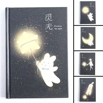 1pc Creative Luminous Notebook Diary Cute Literary Hand Book Cartoon Minimalistic Drawing Hardcover Luminous Notebook
1pc Creative Luminous Notebook Diary Cute Literary Hand Book Cartoon Minimalistic Drawing Hardcover Luminous Notebook