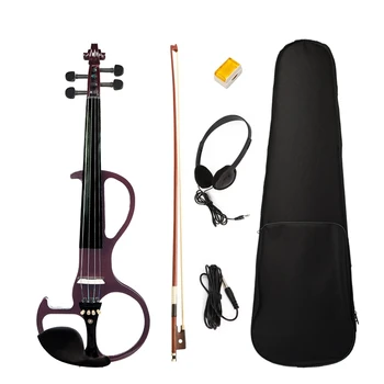 Electric Violin Solidwood 4/4 Full Size Violin with Case Bow Earphone Rosin Silent Violin
Electric Violin Solidwood 4/4 Full Size Violin with Case Bow Earphone Rosin Silent Violin