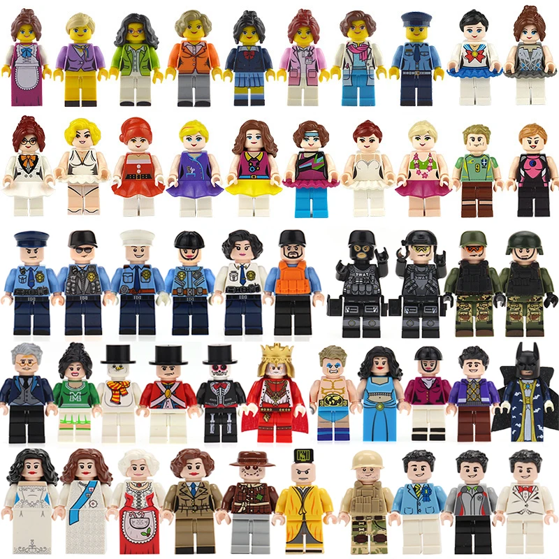 Military City Marvel Mini Action Figures Set Model Building Blocks Compatible legoing Occupations Learning Police Kid Brick Toys
Military City Marvel Mini Action Figures Set Model Building Blocks Compatible legoing Occupations Learning Police Kid Brick Toys