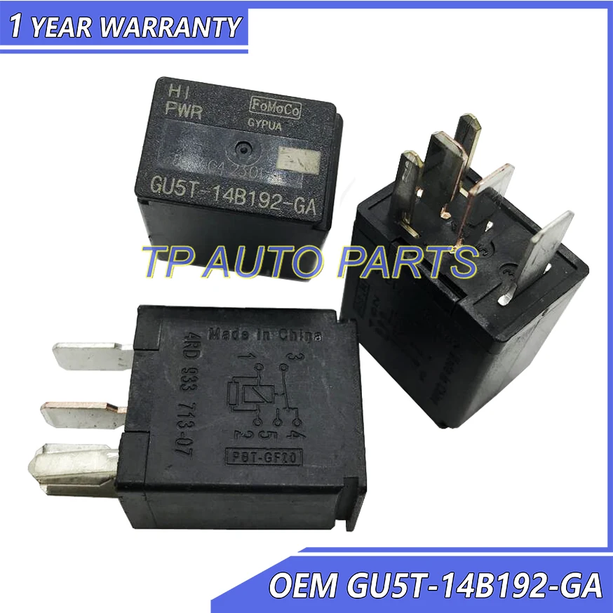 5 Pieces Auto Relay OEM GU5T-14B192-GA GU5T14B192GA Compatible With Ford | Автомобили и мотоциклы