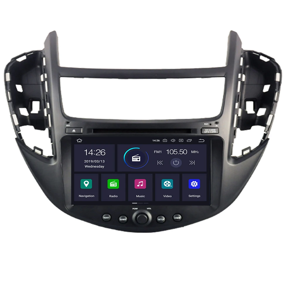 Автомобильный DVD-плеер Android 10 для Chevrolet Trax/Chevrolet tracker 2013 + стерео головное