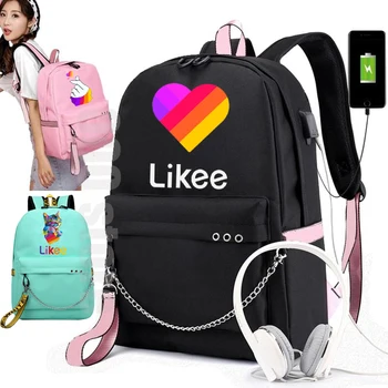 New Likee Backpack Usb Charging Travel Laptop Bookbag "LIKEE 1 (Like Video)" Laptop Russian Styles School Bags for Teenage Girls
New Likee Backpack Usb Charging Travel Laptop Bookbag "LIKEE 1 (Like Video)" Laptop Russian Styles School Bags for Teenage Girls
