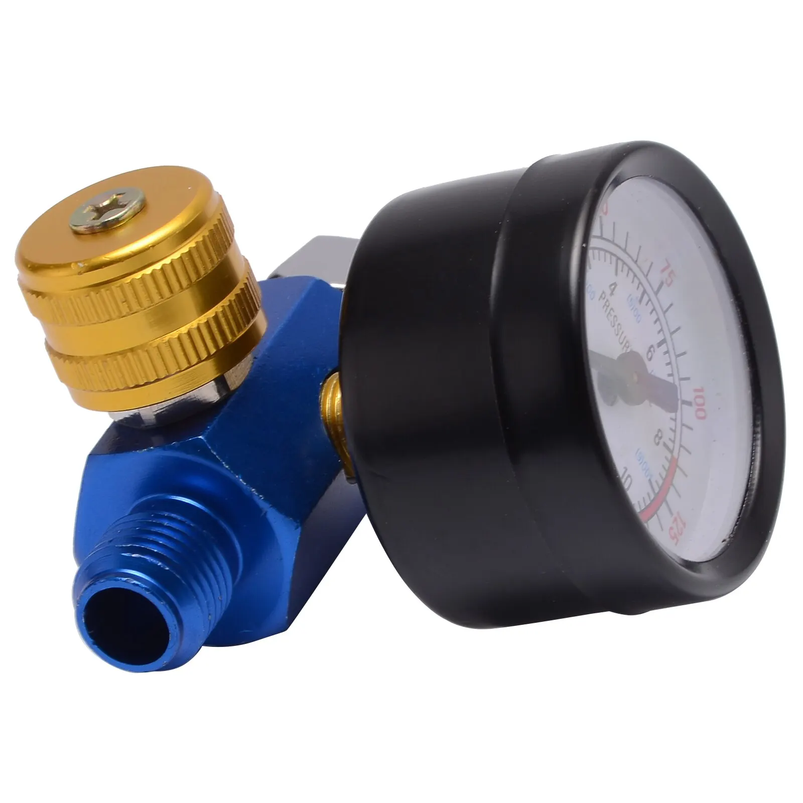 High Quality 1/4" Paint Sprayer Air Regulator Pressure Gauge Tool Diaphragm Control Tool Accessory