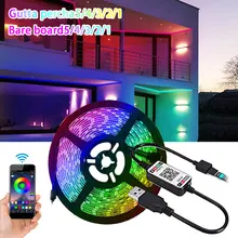 USB LED Strip TV Backlight Bluetooth APP Control Flexible Ribbon Waterproof RGB LED Light 5050 SMD Tape RGB Strip LED Light
USB LED Strip TV Backlight Bluetooth APP Control Flexible Ribbon Waterproof RGB LED Light 5050 SMD Tape RGB Strip LED Light