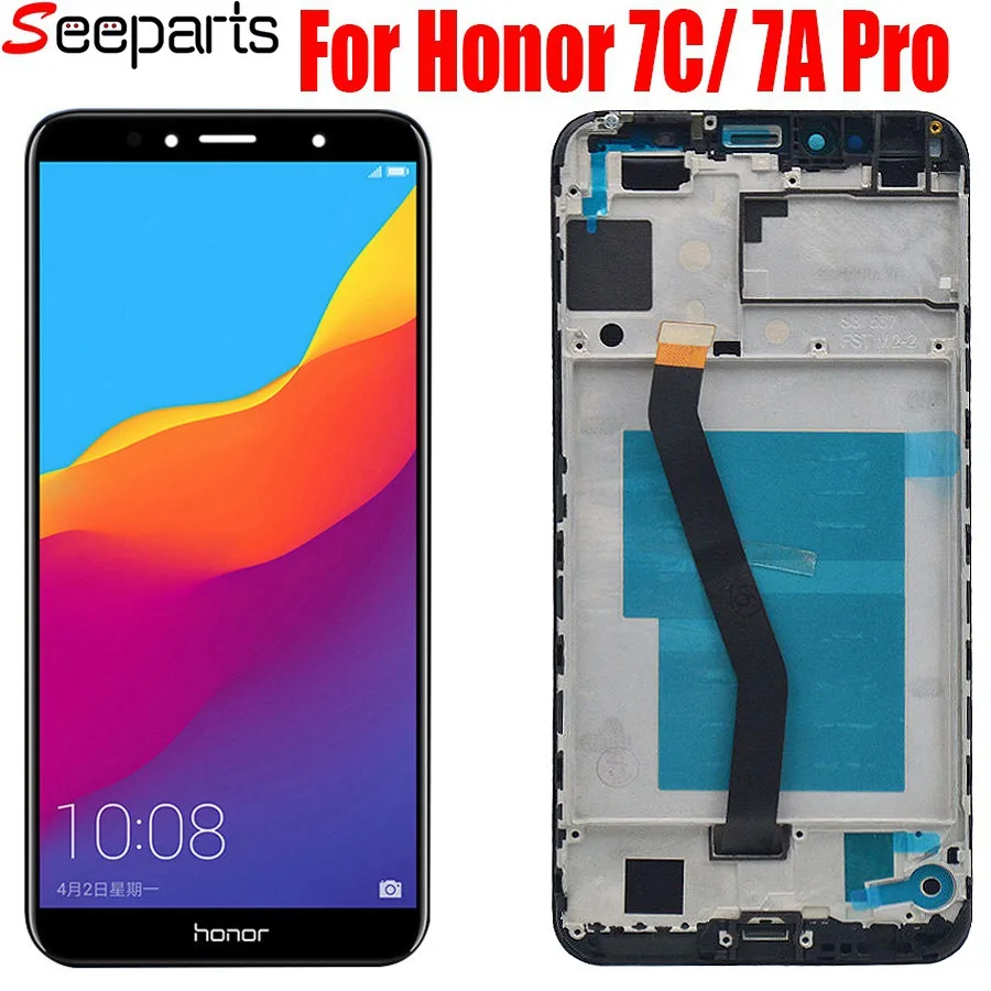 Дисплей 5 7 дюйма для Honor 7C ЖК-дисплей с сенсорным экраном и дигитайзером ATU LX1 / L21