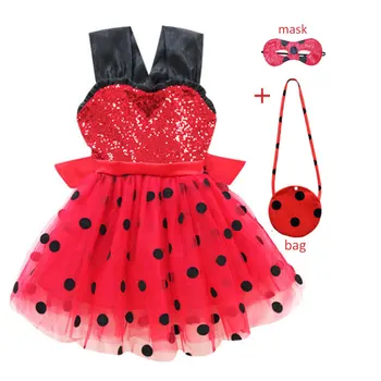 Carnival 2020 Ladybug cosplay Girls Dress Summer Clothes Lady bug Party Dress Children's day Lace Dot Baby Girls Dresses
Carnival 2020 Ladybug cosplay Girls Dress Summer Clothes Lady bug Party Dress Children's day Lace Dot Baby Girls Dresses