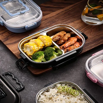304 Stainless Steel Lunch Box Single-layer And Double-layer Sealed Leak-proof Bento Box Portable Insulated Food Container
304 Stainless Steel Lunch Box Single-layer And Double-layer Sealed Leak-proof Bento Box Portable Insulated Food Container