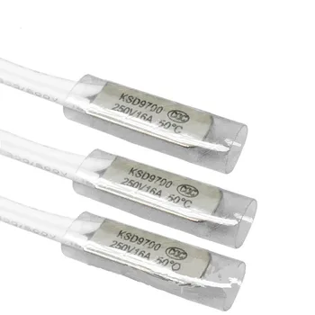 10 PCS High Current Ksd9700 Temperature Switch 50 Degrees-150 Degrees 16A/250V Metal Normally Closed Thermostat 
10 PCS High Current Ksd9700 Temperature Switch 50 Degrees-150 Degrees 16A/250V Metal Normally Closed Thermostat
