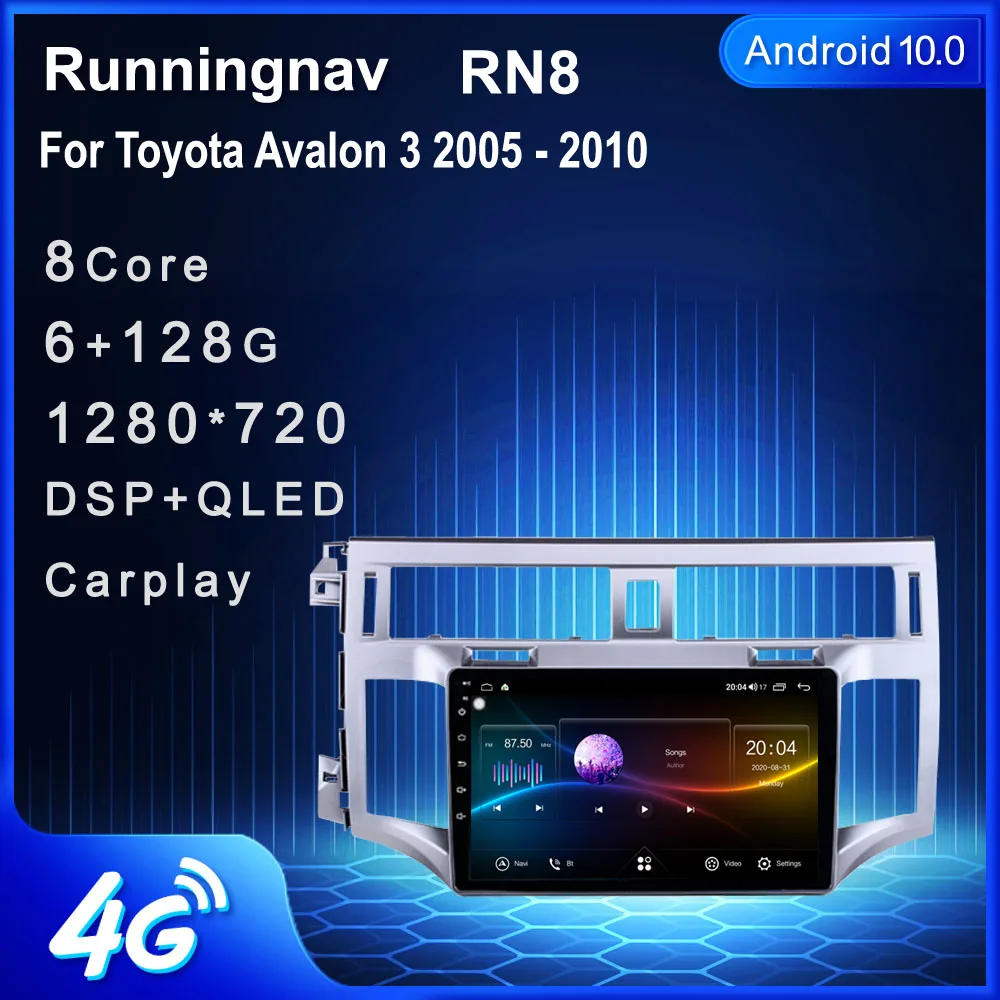 Runningnav для Toyota Avalon 3 2005 2006 2007 2008 2009 2010 Android автомобильное радио мультимедийный