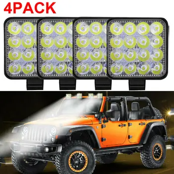 New 4pcs 12-24V Mini Waterproof 48W 16LED Work Light Beam Bar Car Fit For ATV Project Vehicle SUV Truck Work Lights
New 4pcs 12-24V Mini Waterproof 48W 16LED Work Light Beam Bar Car Fit For ATV Project Vehicle SUV Truck Work Lights