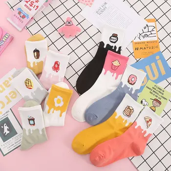 Cute Cartoon Fashionable Cotton Women's socks Fruit Food Ice Cream Style Socks For Girls Funny Variety Of Styles Female Socks
Cute Cartoon Fashionable Cotton Women's socks Fruit Food Ice Cream Style Socks For Girls Funny Variety Of Styles Female Socks