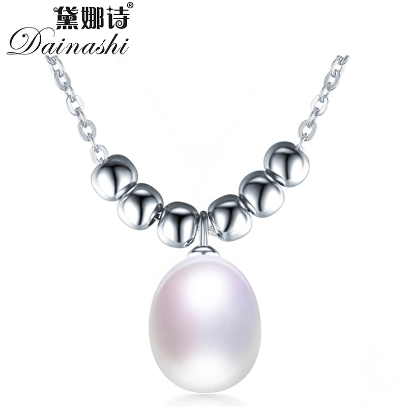 Dainashi Top Quality Genuine Natural Freshwater Oval Pearl Necklace 925 Sterling Silver Beaded Pendant Fine Jewelry Hot Sale
Dainashi Top Quality Genuine Natural Freshwater Oval Pearl Necklace 925 Sterling Silver Beaded Pendant Fine Jewelry Hot Sale
