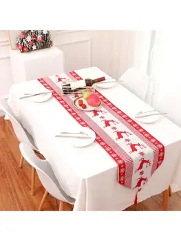5pcs/set Christmas Decoration Santa Elk Table Runner Flag Dinner Placemats Pads X4YD
5pcs/set Christmas Decoration Santa Elk Table Runner Flag Dinner Placemats Pads X4YD
