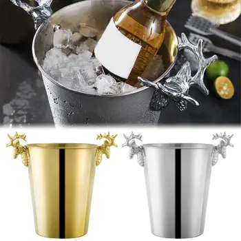 3L Stainless Steel Bar Ice Bucket Champagne Beer Bucket Wine Bucket Spit Wine Barrel Container Ktv Club Bar Supplies 40p 
3L Stainless Steel Bar Ice Bucket Champagne Beer Bucket Wine Bucket Spit Wine Barrel Container Ktv Club Bar Supplies 40p