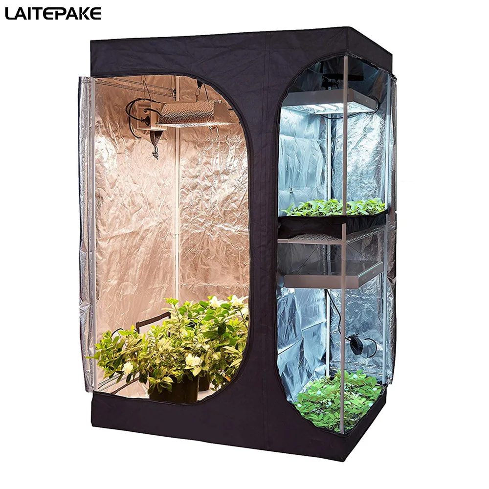 Two-In-One Grow Tent Double Layer Grow Box 90*60*135 cm Indoor Grow Tent Iron Oxford Cloth 900D For Plant Nursery Growing
Two-In-One Grow Tent Double Layer Grow Box 90*60*135 cm Indoor Grow Tent Iron Oxford Cloth 900D For Plant Nursery Growing
