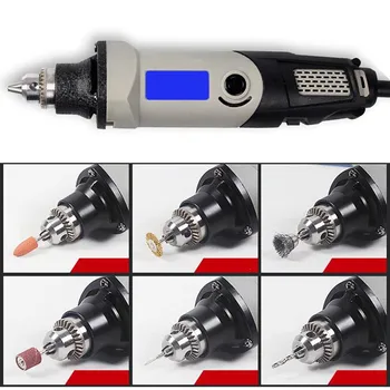 EU Plug 220V 400W Electric Drill Dremel Rotary Tool Grinding Power Tool 6 Position Variable Speed for Drem Polishing Rotary Tool
EU Plug 220V 400W Electric Drill Dremel Rotary Tool Grinding Power Tool 6 Position Variable Speed for Drem Polishing Rotary Tool