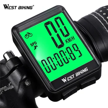 WEST BIKING Bicycle Computer Wireless Wired Waterproof Cycling Stopwatch MTB Bike Speedometer Odometer LED Backlight Stopwatch
WEST BIKING Bicycle Computer Wireless Wired Waterproof Cycling Stopwatch MTB Bike Speedometer Odometer LED Backlight Stopwatch