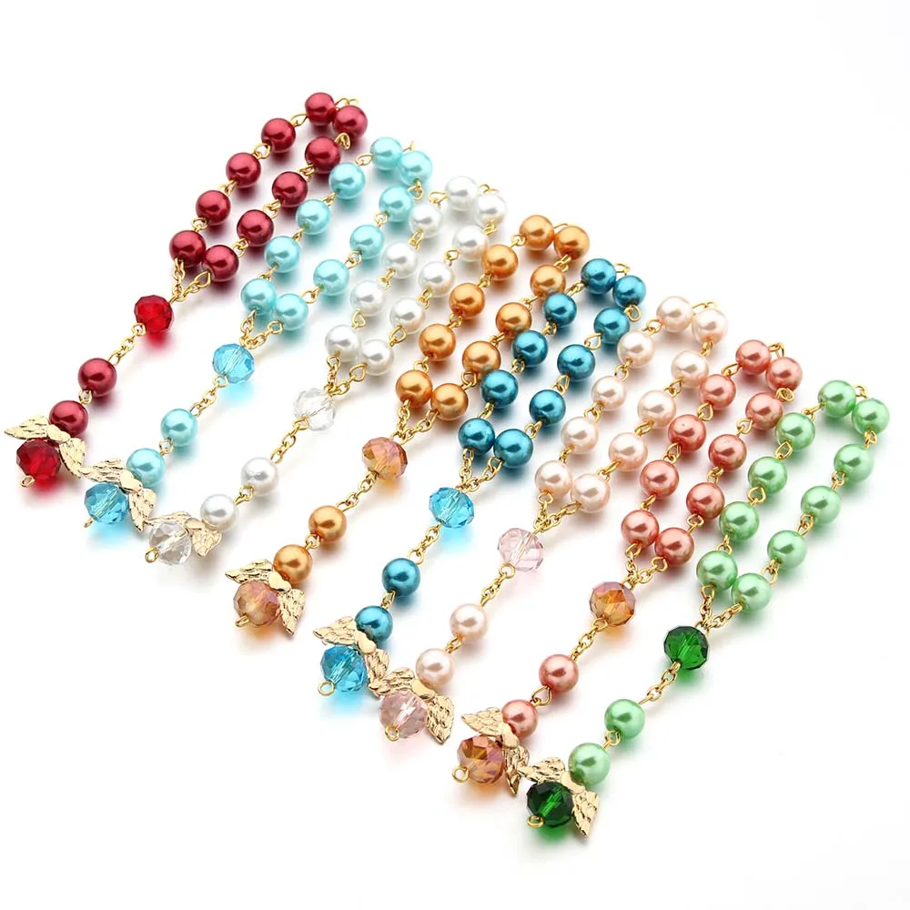 Angel baptism favors glass pearl more color communion favors recuerditos para bautizo finger rosaries christening favors
Angel baptism favors glass pearl more color communion favors recuerditos para bautizo finger rosaries christening favors