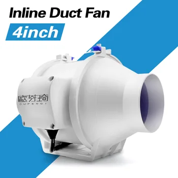 OUFENQI 4 inch Home Silent Inline Duct Fan with Strong Ventilation System Extractor Fan for Kitchen Bathroom
OUFENQI 4 inch Home Silent Inline Duct Fan with Strong Ventilation System Extractor Fan for Kitchen Bathroom