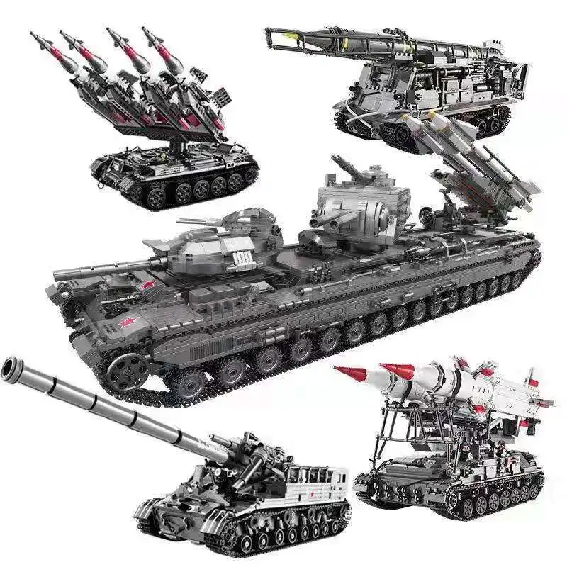 XB06006 military series heavy duty Tanke KV-2 tank puzzle assembling combination small particle building blocks gift set
XB06006 military series heavy duty Tanke KV-2 tank puzzle assembling combination small particle building blocks gift set