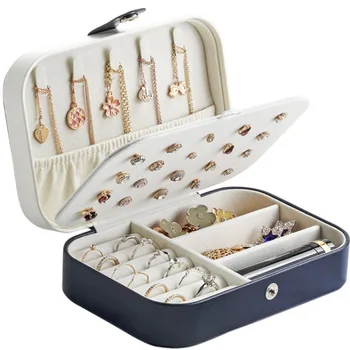 New Jwelry Box PU Leather Jewellery storage Earring Boxes Packaging Storage Display Case Organizer for Home Travel girl gift
New Jwelry Box PU Leather Jewellery storage Earring Boxes Packaging Storage Display Case Organizer for Home Travel girl gift