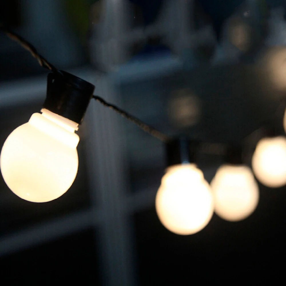 6m Led Globe Fairy String Light Christmas Garland 20 Led Fairy Light Bulb Outdoor For Wedding Garden Party Decoration 
6m Led Globe Fairy String Light Christmas Garland 20 Led Fairy Light Bulb Outdoor For Wedding Garden Party Decoration