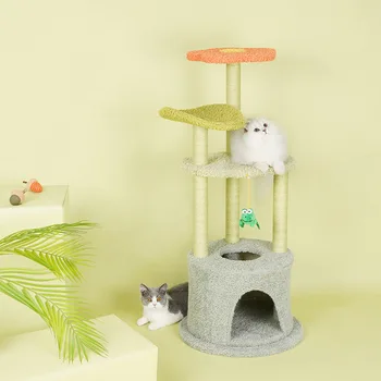 Flower house cat climbing frame Cat tree cat nest All in one cat platform Multifunctional climbing frame cat toys pet supplies
Flower house cat climbing frame Cat tree cat nest All in one cat platform Multifunctional climbing frame cat toys pet supplies
