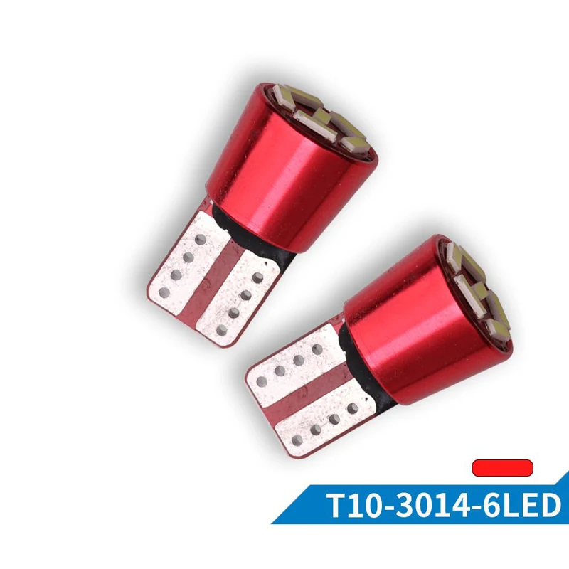 10PCs T10 3014 6 LED SMD W5W 194 168 Canbus No Error Pure White Wedge Door Instrument Side Bulb Lamp DC 12V
10PCs T10 3014 6 LED SMD W5W 194 168 Canbus No Error Pure White Wedge Door Instrument Side Bulb Lamp DC 12V
