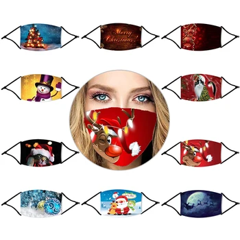 Christmas Printed Face Mask Dust-proof Face Mask With 2pcs PM2.5 Filter Element Washable
Christmas Printed Face Mask Dust-proof Face Mask With 2pcs PM2.5 Filter Element Washable