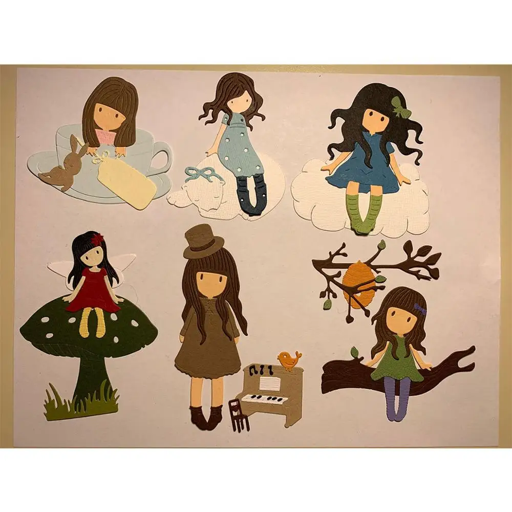 Metal Dies Cutting Frames Scrapbook Paper Punch New Arrival Dies Span Doll Girl Dies Art Decorations
Metal Dies Cutting Frames Scrapbook Paper Punch New Arrival Dies Span Doll Girl Dies Art Decorations