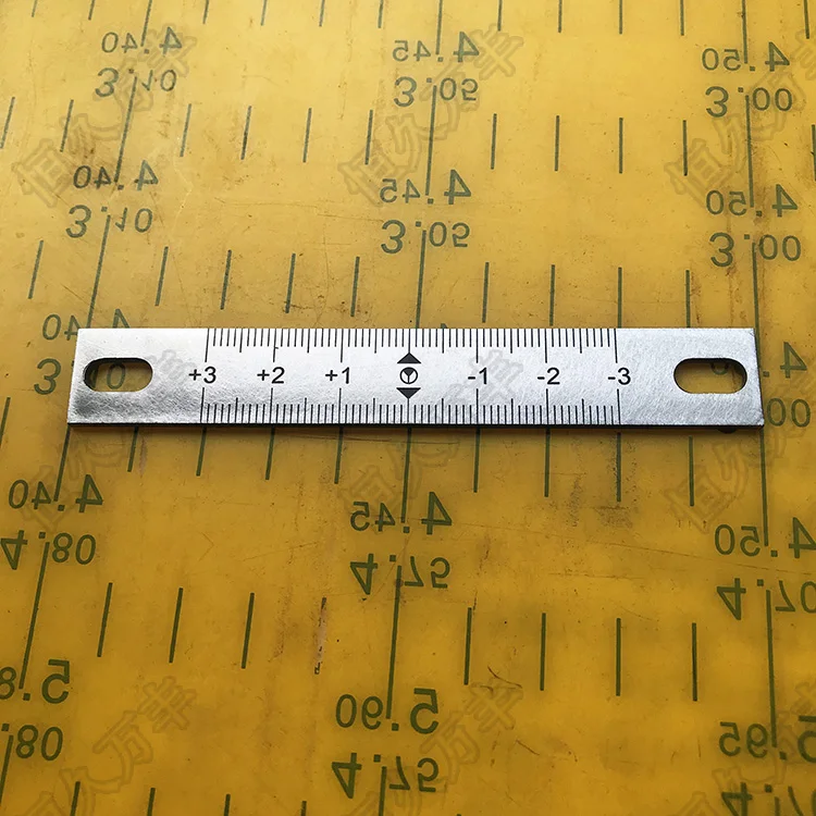 Length: 100mm Medium Scale With Elliptical Hole Measuring Range 6cm Medium Scale Mechanical Scale Machine Accessories 15 # 2
Length: 100mm Medium Scale With Elliptical Hole Measuring Range 6cm Medium Scale Mechanical Scale Machine Accessories 15 # 2