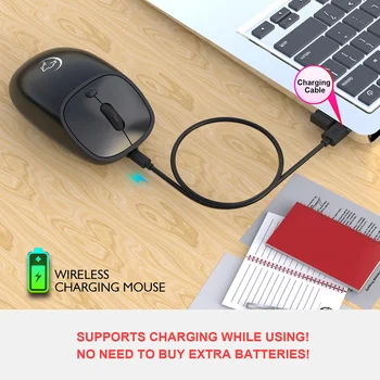 G850 Wireless Mouse 2.4GHz Receiver 2400DPI Rechargeable Mute Office Gaming Mice for Laptop Desktop PC Computer
G850 Wireless Mouse 2.4GHz Receiver 2400DPI Rechargeable Mute Office Gaming Mice for Laptop Desktop PC Computer