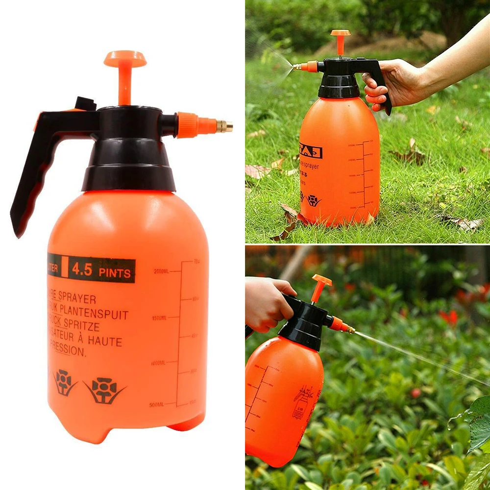 2L/3L Orange Hand Pressure Trigger Sprayer Bottle Adjustable Copper Nozzle Head Manual Air Compression Pump Spray Bottle 1 Pcs
2L/3L Orange Hand Pressure Trigger Sprayer Bottle Adjustable Copper Nozzle Head Manual Air Compression Pump Spray Bottle 1 Pcs