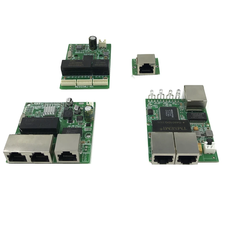 3-port Gigabit switch module is widely used in LED line 3 port 10/100/1000 m contact port mini switch module PCBA Motherboard
3-port Gigabit switch module is widely used in LED line 3 port 10/100/1000 m contact port mini switch module PCBA Motherboard