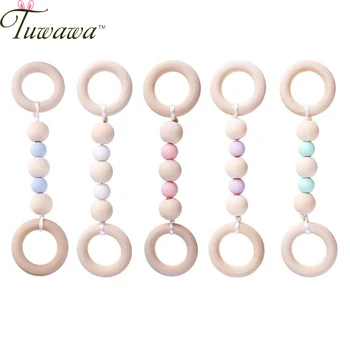 Baby Wooden Beads Silicone Teether Ring Chain for Infant Nursing Silicone Teething Tooth Training Accessories Newborn Baby Care
Baby Wooden Beads Silicone Teether Ring Chain for Infant Nursing Silicone Teething Tooth Training Accessories Newborn Baby Care