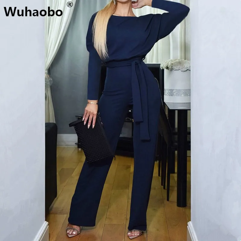 Wuhaobo Long Sleeve 2019 New Women Jumpsuit Solid Back Button Bodysuits Womens Casual Autumn Winter Overalls Female Jumpsuits
Wuhaobo Long Sleeve 2019 New Women Jumpsuit Solid Back Button Bodysuits Womens Casual Autumn Winter Overalls Female Jumpsuits