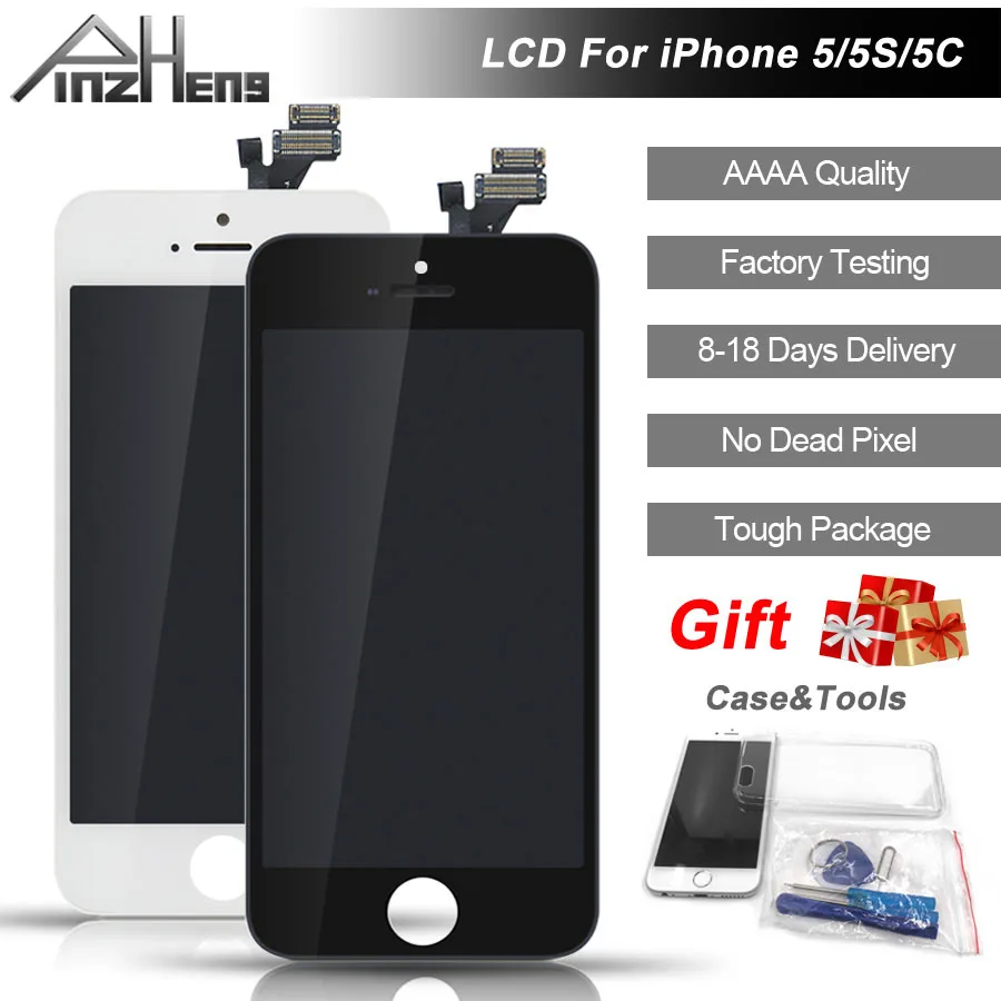 2019 Original PINZHENG AAAA Screen LCD For iPhone 5S 5 5C Screen LCD Replacement Screen IPS Display Touch Quality 5S 5C 5 LCDS
2019 Original PINZHENG AAAA Screen LCD For iPhone 5S 5 5C Screen LCD Replacement Screen IPS Display Touch Quality 5S 5C 5 LCDS