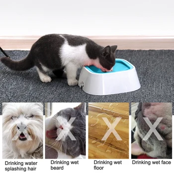 Cat Water Bowl Slow Water Feeder Dispenser Anti-Overflow Pet Fountain Dog Water Bowl Portable Vehicle Carried Floating Bowl 
Cat Water Bowl Slow Water Feeder Dispenser Anti-Overflow Pet Fountain Dog Water Bowl Portable Vehicle Carried Floating Bowl
