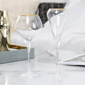 European lead-free glass wine glass Phnom Penh champagne glasses Transparent Retro Goblet Home Bar Wedding Party Drinkware
European lead-free glass wine glass Phnom Penh champagne glasses Transparent Retro Goblet Home Bar Wedding Party Drinkware