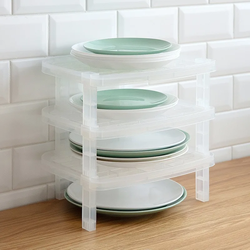 Single Layer Dish Plate Storage Organizer Transparent Antibacterial Vertical Rack Creative Kitchen Frame Space-Saving YHJ121712
Single Layer Dish Plate Storage Organizer Transparent Antibacterial Vertical Rack Creative Kitchen Frame Space-Saving YHJ121712