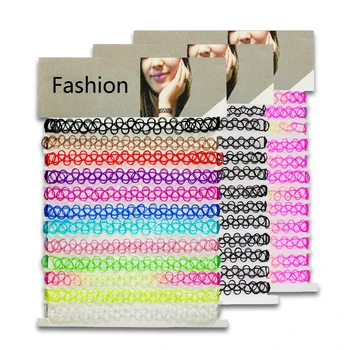 SWEBLE 12 Pcs/pack Fashion Tattoo Choker Necklace Girls Gothic Chokers Necklaces For Womens Jewellery
SWEBLE 12 Pcs/pack Fashion Tattoo Choker Necklace Girls Gothic Chokers Necklaces For Womens Jewellery