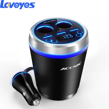 3USB Car Charger Cigarette Lighter One To Two Dual USB Multifunction Power Adapter Bluetooth Cup Auto USB Car Accessories C1
3USB Car Charger Cigarette Lighter One To Two Dual USB Multifunction Power Adapter Bluetooth Cup Auto USB Car Accessories C1