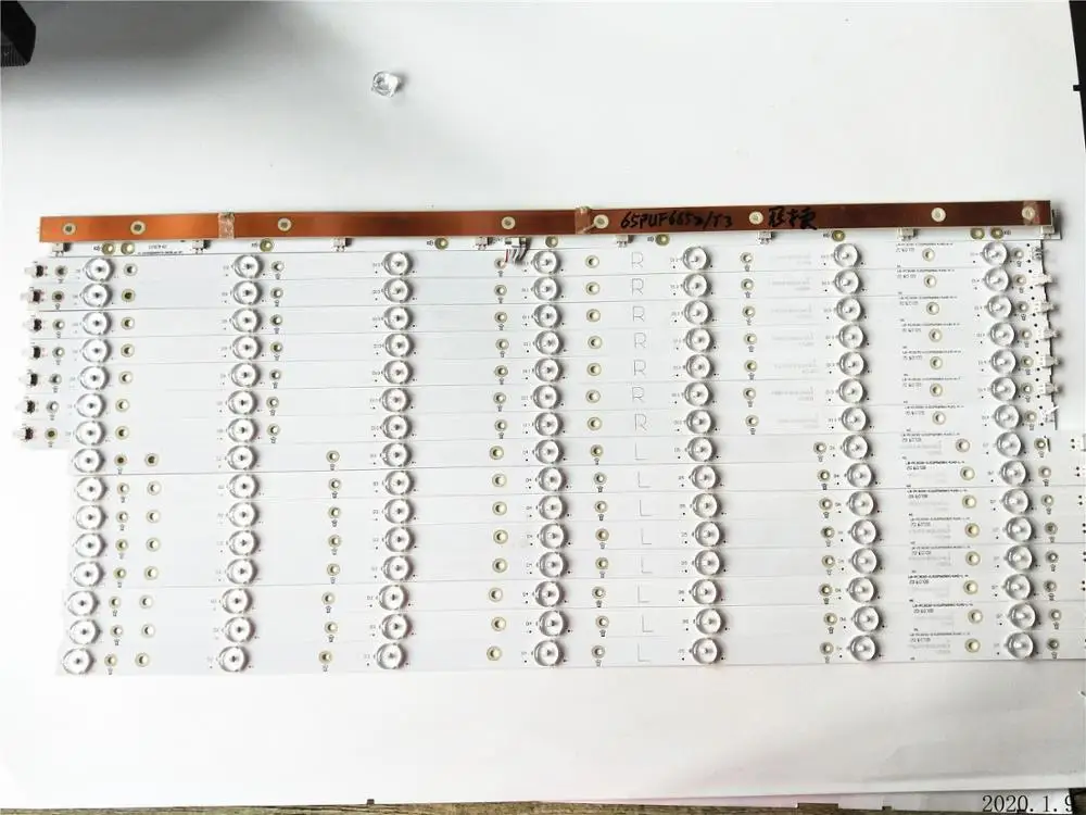 16 шт./лот светодиодная лента для PHI LIPS ТВ 65PUF6652/T3 65PUF6656/T3 65PUF6061/T3 65PUT6121/12 65PUS6121/12