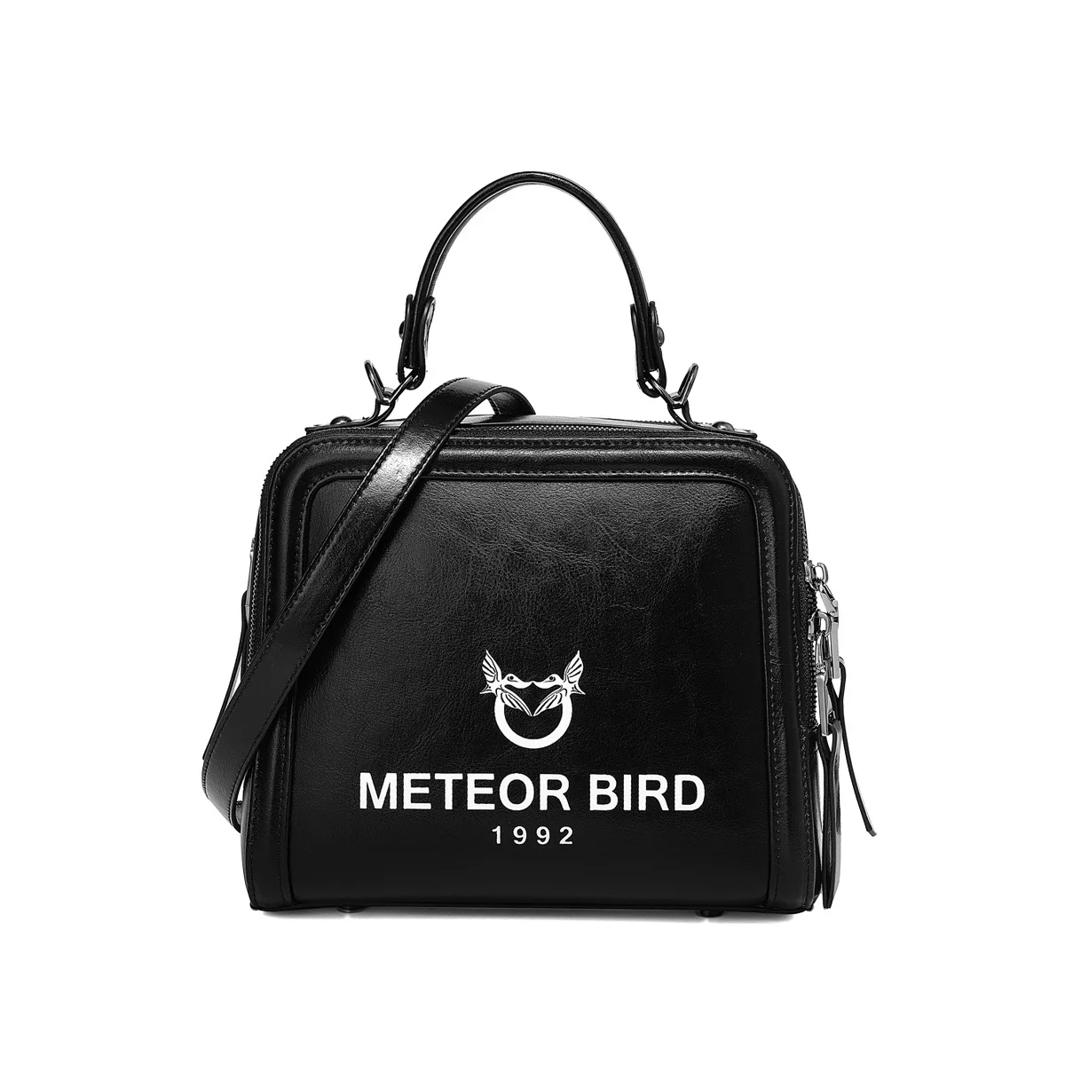 Leather all-color cowhide goes with a single-shoulder cross-body handbag for women 
Leather all-color cowhide goes with a single-shoulder cross-body handbag for women