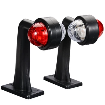 1 Pair Truck Trailer Caravan 12V/24V Led Double Side Marker Clearance Light Warning Lamp Red& White 6Led Side Marker Lights
1 Pair Truck Trailer Caravan 12V/24V Led Double Side Marker Clearance Light Warning Lamp Red& White 6Led Side Marker Lights