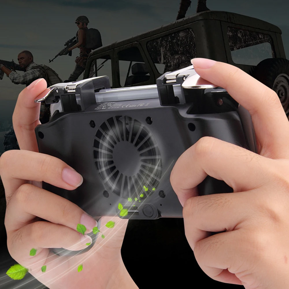 PUBG Mobile trigger For xiaomi iPhone Android iOS free fire Game Controller Gamepad Cooling Pad Fan handle holder joystick
PUBG Mobile trigger For xiaomi iPhone Android iOS free fire Game Controller Gamepad Cooling Pad Fan handle holder joystick