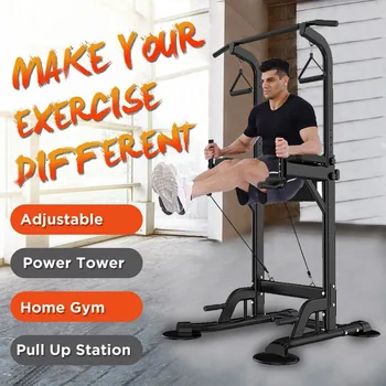 Power Tower Dip Station Pull Up Bar for Home Gym Strength Training Durable Single Parallel Bars Power Rack Gym Workout Equipment
Power Tower Dip Station Pull Up Bar for Home Gym Strength Training Durable Single Parallel Bars Power Rack Gym Workout Equipment