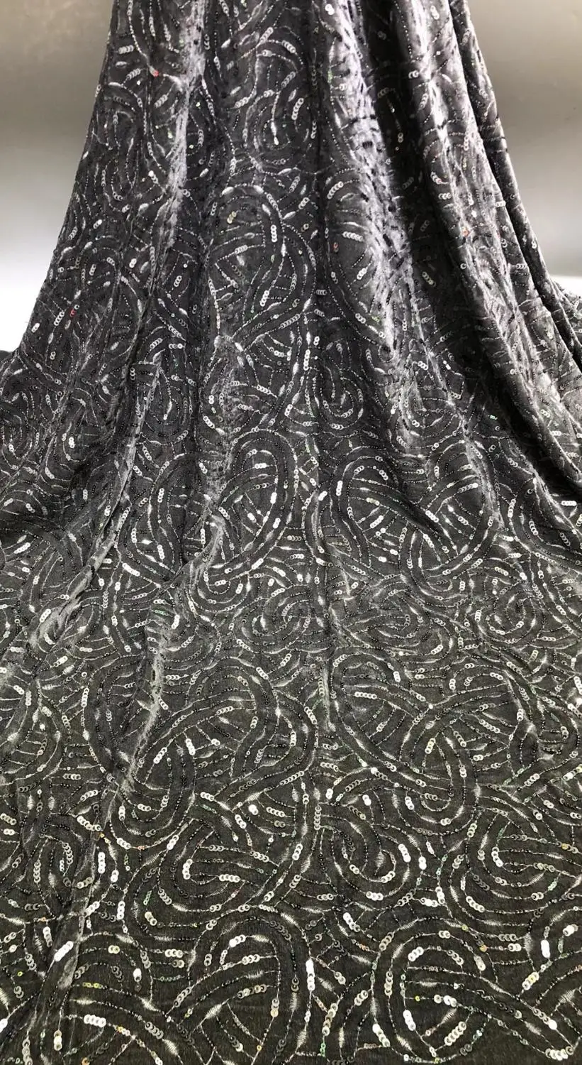 Embroidered flannel sequined lace fabric 5 yards 2020 new French luxury lace fabric QY-3503rb
Embroidered flannel sequined lace fabric 5 yards 2020 new French luxury lace fabric QY-3503rb